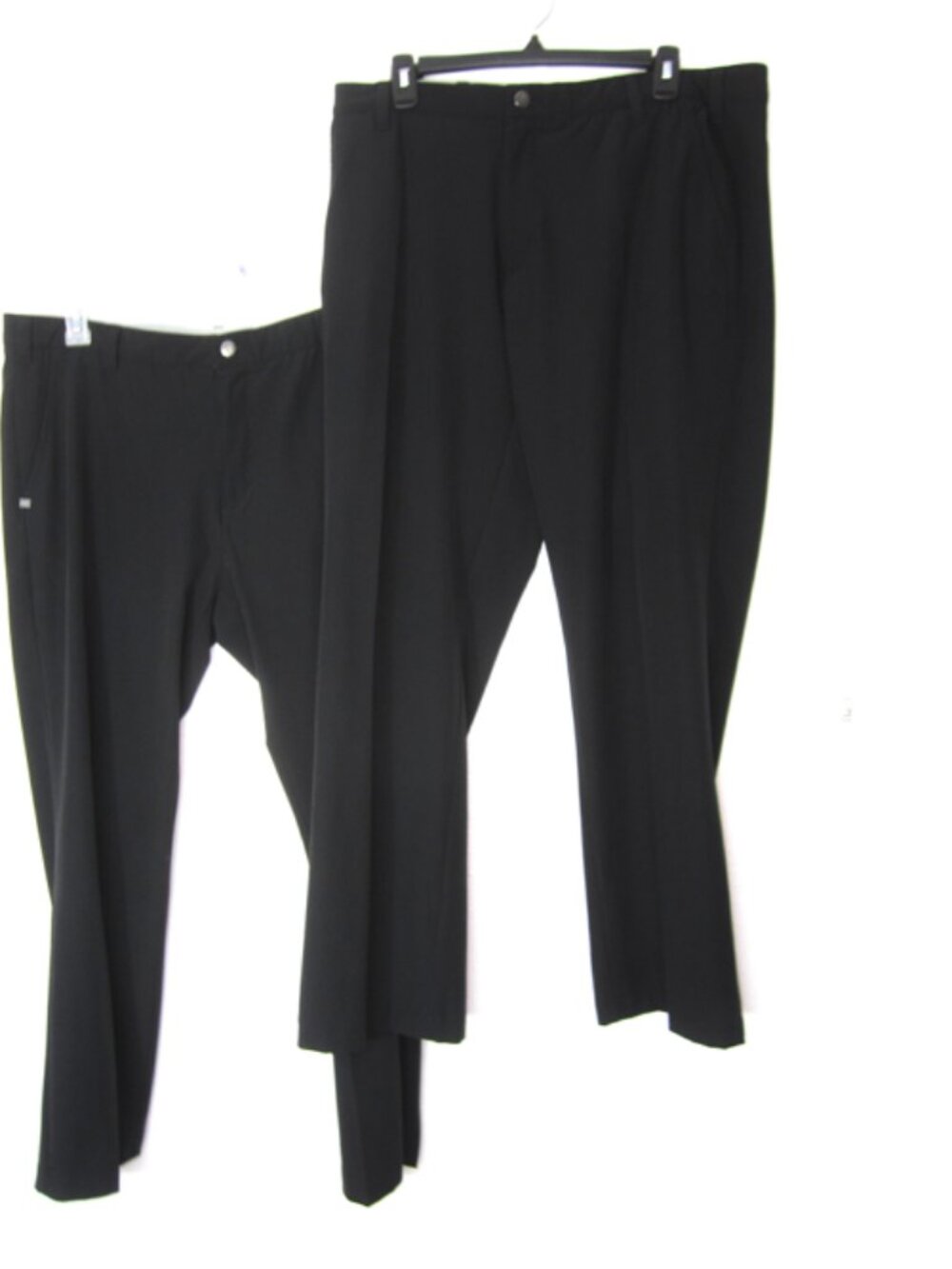 Adidas 2 Pair Black Pants Size 36x30 Ultimate 365 Regular Fit Golf Lot
